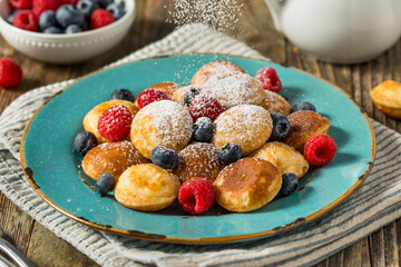 Homemade Dutch Poffertjes Mini Pancakes