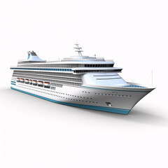 cruise isolated on a white background