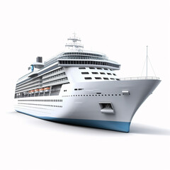cruise isolated on a white background