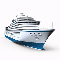 cruise isolated on a white background