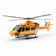 helicopter isolated on a white background