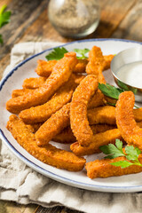 Organic Homemade Halloumi Cheese Fries
