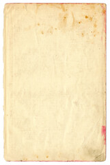 Gealtertes Papier mit roten und braunen Flecken Abgenutzt Textur