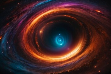 Obraz premium Beauty of a massive black hole.