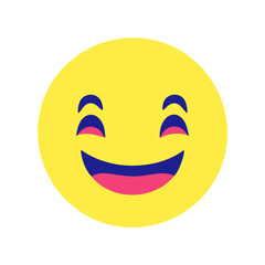 Fototapeta premium happy face icon