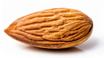 Almonds on white background isolated