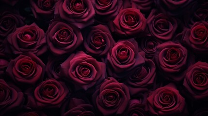 background of roses