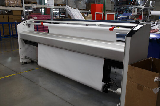 Wide-format inkjet printer plotter.