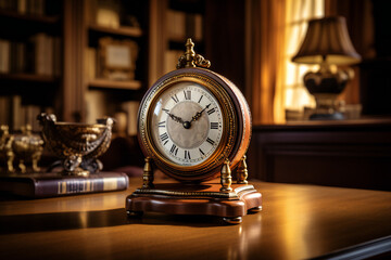 antique watch on table