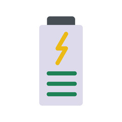 Charging Battery Flat Icon