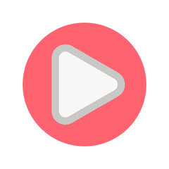 Play Button Flat Icon