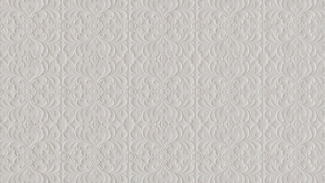Fototapeta White Stucco Pattern Background.