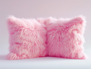 A snuggly fluffy pillows, perfect for modern decor.