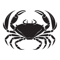 spider crab vector animal bug black silhouette black and white