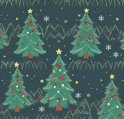 Christmas tree background. New year pattern design. Colorful backdrop. Beautiful winter wallpaper. Christmas card design. New year flyer
