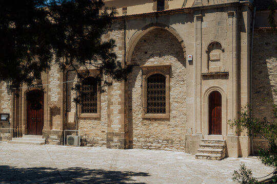 Entrance of St. George's Church in Vavla, Larnaca