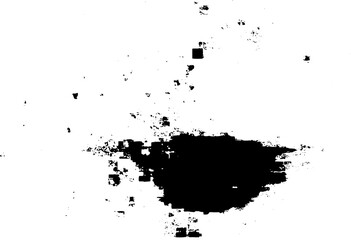 Rustic grunge vector texture with grain and stains. Abstract noise background. Weathered surface. Dirty and damaged. Detailed rough backdrop. Vector graphic illustration with transparent white. EPS10.