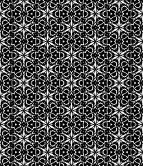 Black seamless abstract pattern. Overlay for background and backdrop. Ornamental design. PNG graphic illustration with transparent background.