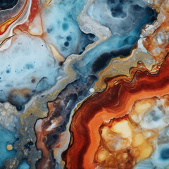 Obraz premium colorful macro texture of marble stone mineral.