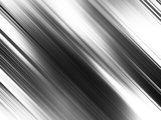 Obraz premium Black and white striped abstract background overlay. Motion effect. PNG graphic illustration with transparent background.