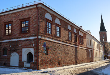Fototapeta na wymiar Kaunas Old Town Medieval Palace Of Kings