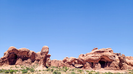 Fototapeta na wymiar Arches National Park, Moab, Utah