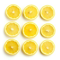 Lemon and Fruits, isolated, transparen background, png