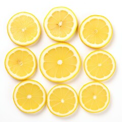 Lemon and Fruits, isolated, transparen background, png