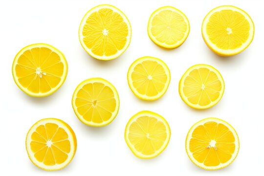 Lemon and Fruits, isolated, transparen background, png