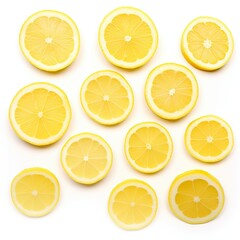 Fototapeta premium Lemon and Fruits, isolated, transparen background, png