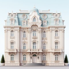 3d rendering of a luxury palace