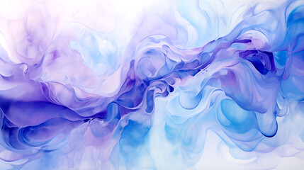 Fototapeta na wymiar Abstract Smoke - Watercolor Painting