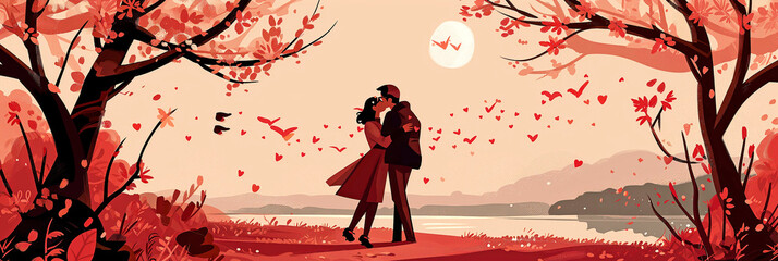 Romantic Postcard For Dismissal Day