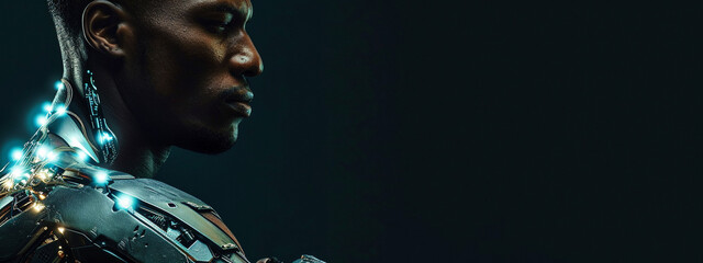 a person with a chip in his body. chipping