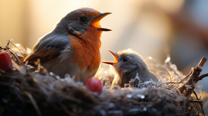 Fototapeta premium Baby Bird