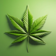 marijuana plants 3D rendering