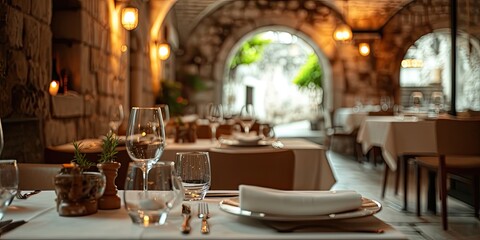 Fototapeta na wymiar Didova Kuca Elegance: Croatian Culinary Tradition. Immerse in the Symphony of Authentic Flavors. Picture the Culinary Tradition in a Cozy Setting with Soft Lighting