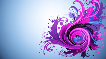 Free_vector_abstract_background_with_floral_elements