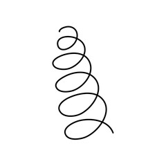 spiral vector icon