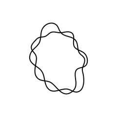Contour curved line Design Element 