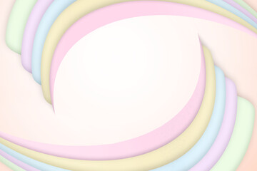 Background with lines on the edges, soft pastel colors and dynamic shadow. Background for graphic design.