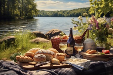 
Have a picnic lunch on the riverbank and enjoy the scenery.