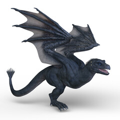 ドラゴン　3DCG レンダリング