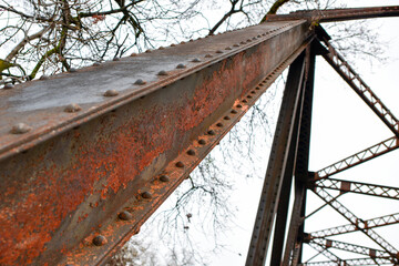 Steel Beam on a Bridge