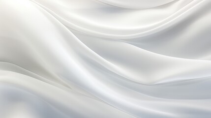 Whispering Elegance, A Delicate Glimpse of White Satins Sublime Serenity