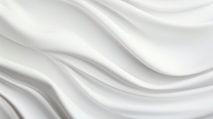 Whispers of Eternity, An Ethereal Close-up of White Fabric