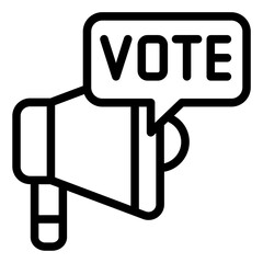 Campaign marketing icon