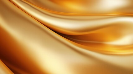 Gilded Elegance, A Mesmerizing Close-Up of Luxurious Gold Fabric