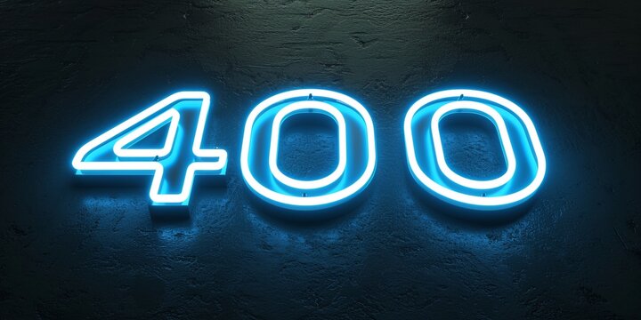 400k or 400 followers cool neon signs. Social Network friends, followers, Web user Thank you celebrate of subscribers or followers and likes.