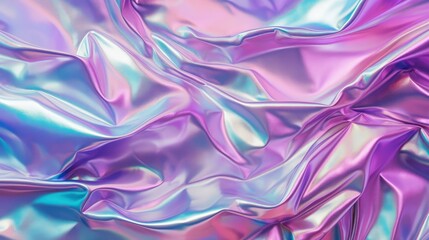 Vibrant Rhapsody, A Majestic Close-Up of a Purple and Blue Fabric